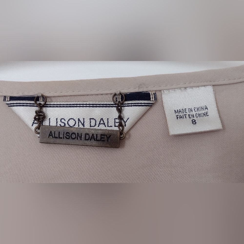 Allison Dailey Cream Color Lightweight Spring Jacket - Picture 2 of 5